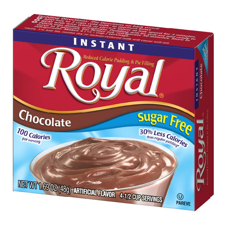 Royal Pudding – Chocolate Sugar Free 1.69 oz