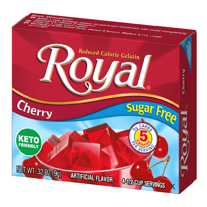 Royal Gelatin – Cherry Sugar Free 0.32 oz