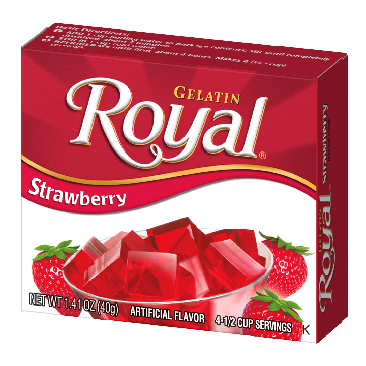 Royal Gelatin – Strawberry 1.4 oz