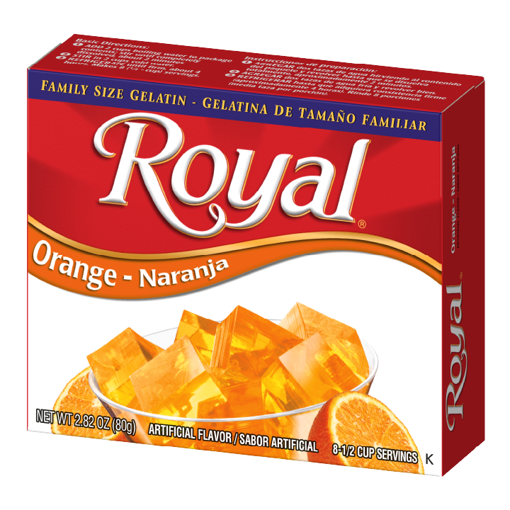 Royal Gelatin – Orange 2.8 oz