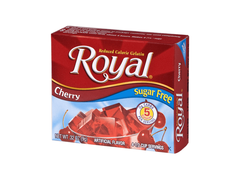 Royal Gelatin – Cherry Sugar Free 0.32 oz