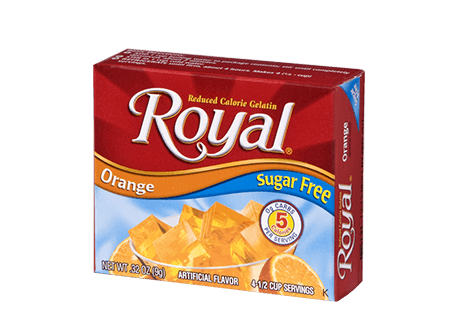 Royal Gelatin – Orange Sugar Free 0.32 oz