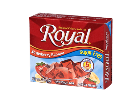 Royal Gelatin – Strawberry Banana Sugar Free 0.32 oz