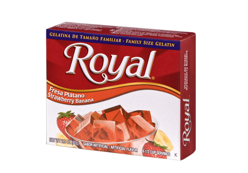 Royal Gelatin – Strawberry Banana 2.8 oz