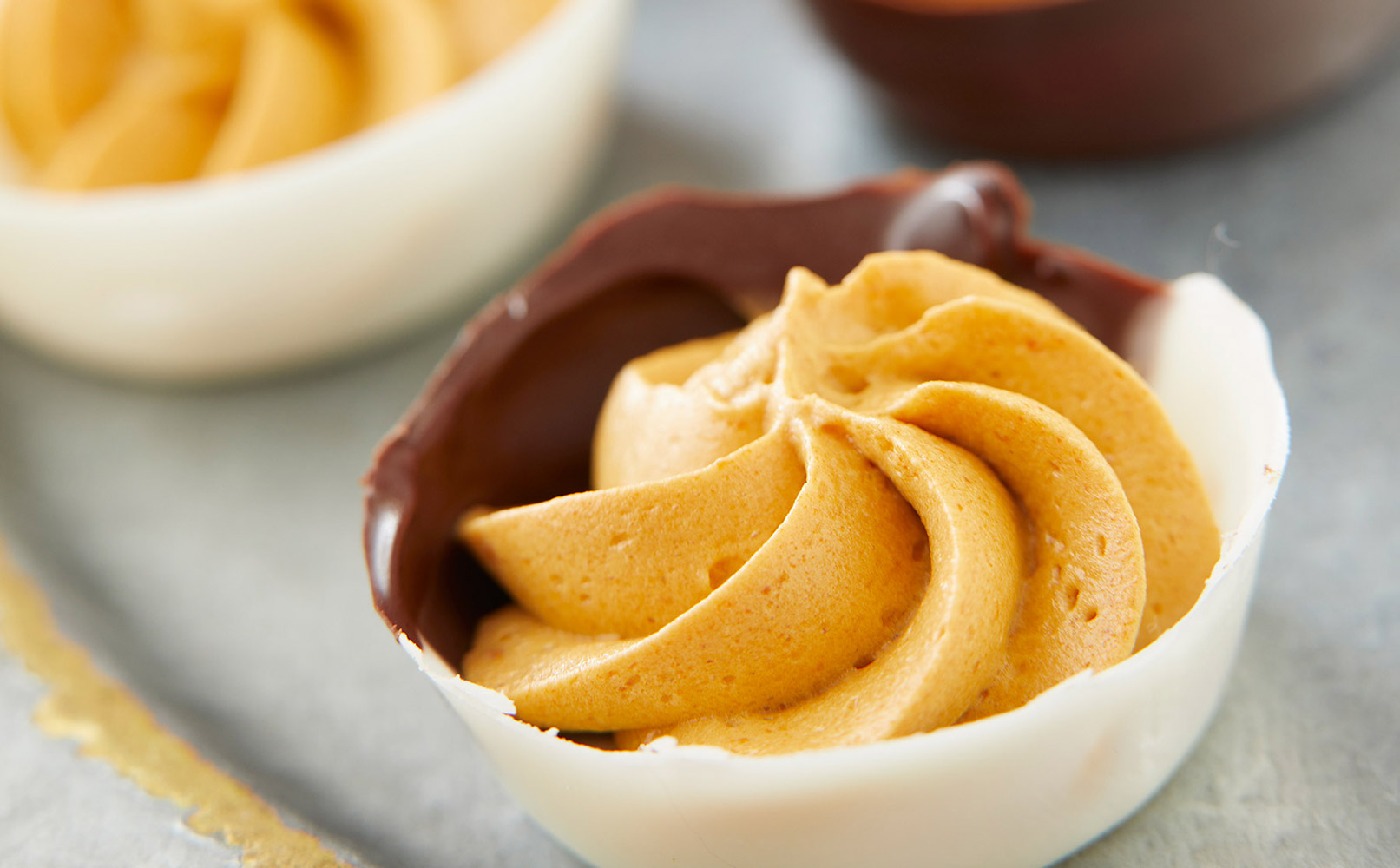 Salted Caramel Mini Chocolate Pies