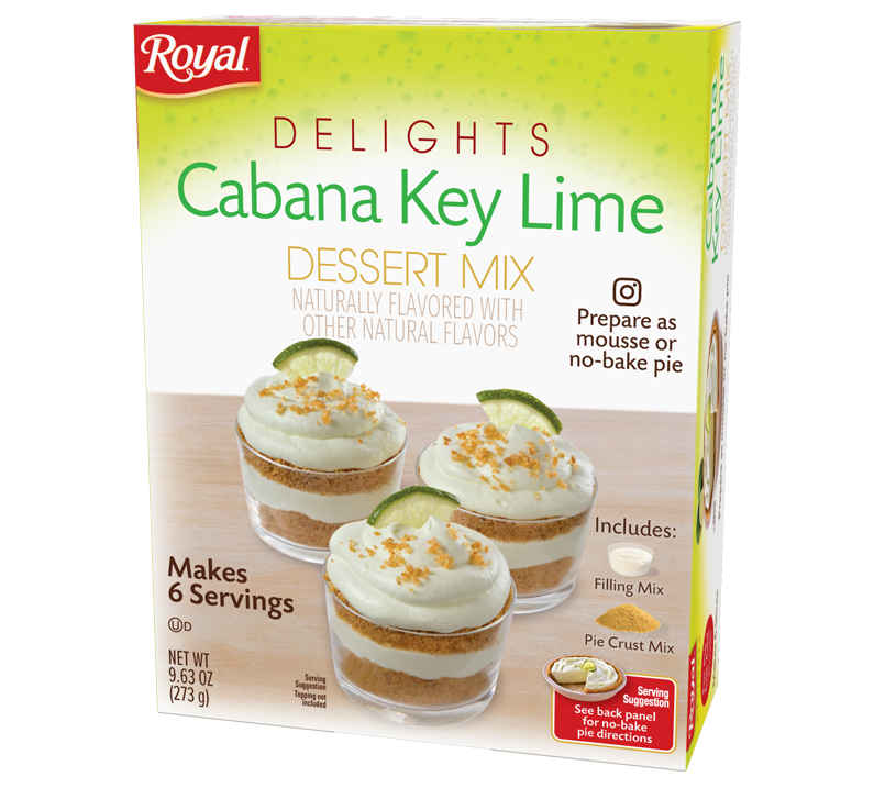 Royal Delights – Cabana Key Lime Dessert Mix 9.63 oz