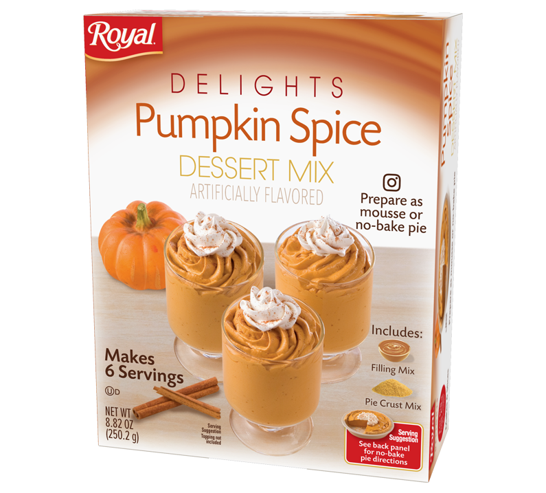 Royal Delights – Pumpkin Spice Dessert Mix 8.82 oz