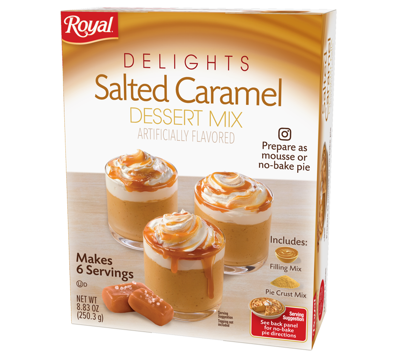 Royal Delights – Salted Caramel Dessert Mix 8.83 oz