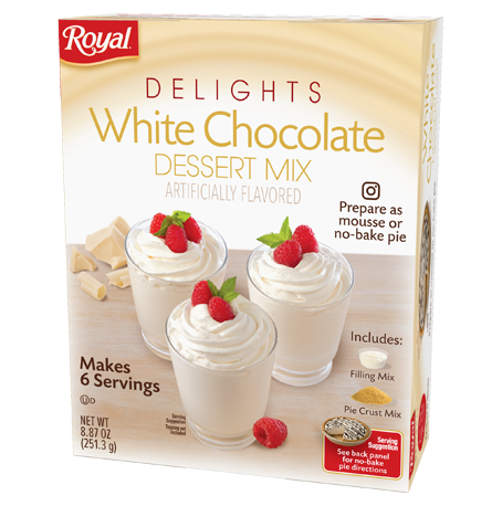 Royal Delights – White Chocolate Dessert Mix 8.87 oz